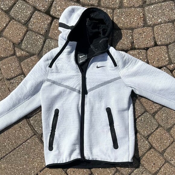 Nike Windrunner Tech Pack Fleece Full Zip Hoodie Sz M - Picture 1 of 9